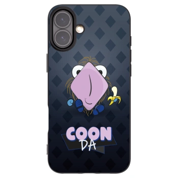 Picasee silikónový čierny obal pre Apple iPhone 16 Plus - COONDA chlupatka - tmavá