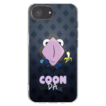 Picasee silikónový prehľadný obal pre Apple iPhone 16e - COONDA chlupatka - tmavá