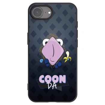 Picasee silikónový čierny obal pre Apple iPhone 16e - COONDA chlupatka - tmavá