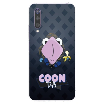 Picasee silikónový prehľadný obal pre Xiaomi Mi 9 - COONDA chlupatka - tmavá