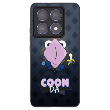 Picasee silikónový čierny obal pre Xiaomi 14T Pro - COONDA chlupatka - tmavá