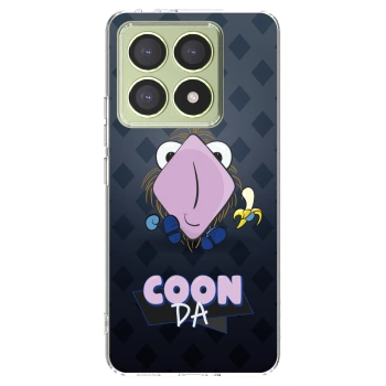 Picasee silikónový prehľadný obal pre Xiaomi 14T - COONDA chlupatka - tmavá