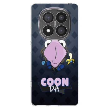 Picasee silikónový prehľadný obal pre Xiaomi Redmi Note 14 Pro+ 5G - COONDA chlupatka - tmavá