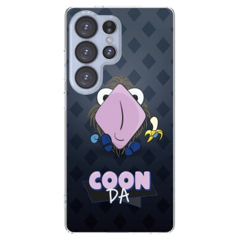 Picasee silikónový prehľadný obal pre Samsung Galaxy S25 Ultra 5G - COONDA chlupatka - tmavá