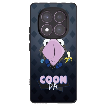 Picasee silikónový čierny obal pre Xiaomi Redmi Note 14 Pro 4G - COONDA chlupatka - tmavá