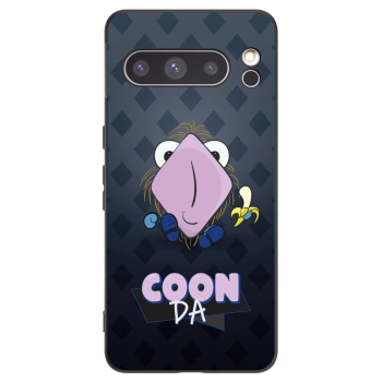 Picasee silikónový čierny obal pre Google Pixel 8 Pro - COONDA chlupatka - tmavá