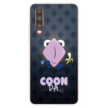 Picasee silikónový prehľadný obal pre Huawei P30 - COONDA chlupatka - tmavá
