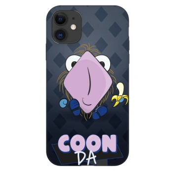 Obal pre Apple iPhone 11 - COONDA chlupatka - tmavá