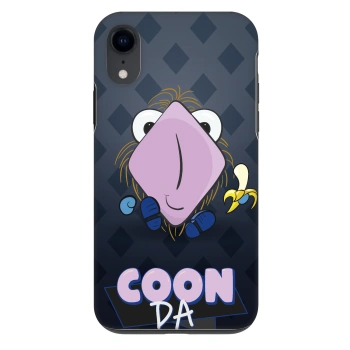 Obal pre Apple iPhone XR - COONDA chlupatka - tmavá