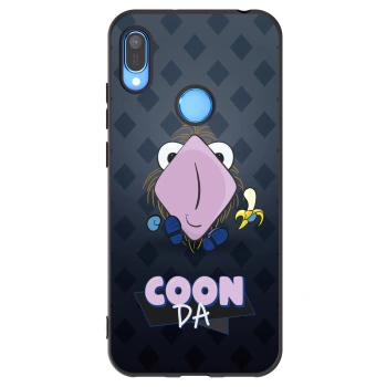 Obal pre Huawei Y6 2019 - COONDA chlupatka - tmavá