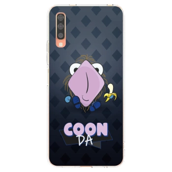 Picasee silikónový prehľadný obal pre Samsung Galaxy A70 A705F - COONDA chlupatka - tmavá