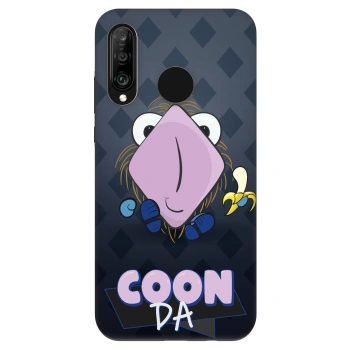 Obal pre Huawei P30 Lite - COONDA chlupatka - tmavá