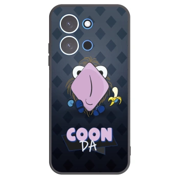 Picasee silikónový čierny obal pre Xiaomi Redmi 15C 4G - COONDA chlupatka - tmavá