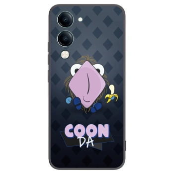 Picasee silikónový čierny obal pre Vivo Y29s 5G - COONDA chlupatka - tmavá