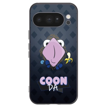 Picasee silikónový čierny obal pre Google Pixel 10 Pro - COONDA chlupatka - tmavá