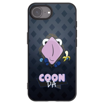 Picasee silikónový čierny obal pre Apple iPhone 17e - COONDA chlupatka - tmavá