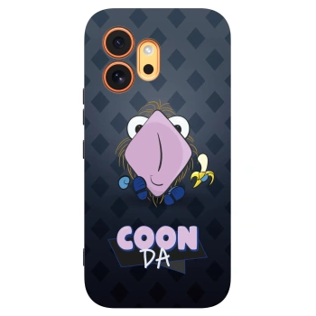 Picasee silikónový čierny obal pre Honor 600 - COONDA chlupatka - tmavá