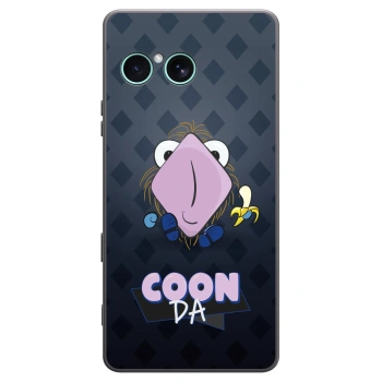 Picasee silikónový čierny obal pre Sony Xperia 10 VII - COONDA chlupatka - tmavá
