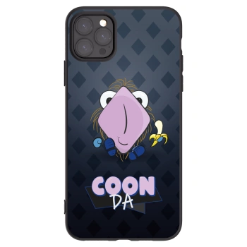 Picasee silikónový čierny obal pre Apple iPhone 11 Pro Max - COONDA chlupatka - tmavá