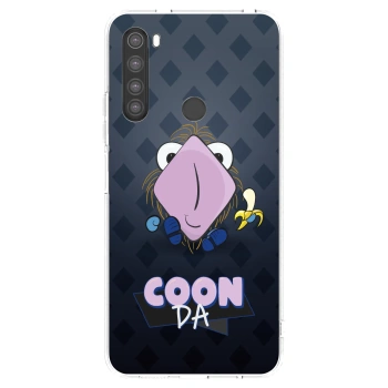 Picasee silikónový prehľadný obal pre Xiaomi Redmi Note 8 - COONDA chlupatka - tmavá