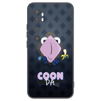 Picasee silikónový čierny obal pre Xiaomi Mi Note 10 (Pro) - COONDA chlupatka - tmavá