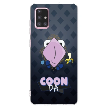 Picasee silikónový prehľadný obal pre Samsung Galaxy A71 A715F - COONDA chlupatka - tmavá