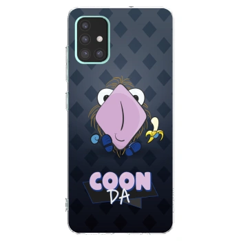 Picasee silikónový prehľadný obal pre Samsung Galaxy A51 A515F - COONDA chlupatka - tmavá