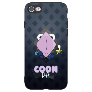 Picasee silikónový čierny obal pre Apple iPhone SE 2020 - COONDA chlupatka - tmavá