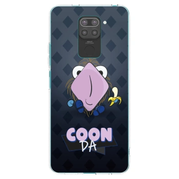 Picasee silikónový čierny obal pre Xiaomi Redmi Note 9 - COONDA chlupatka - tmavá