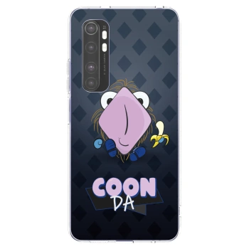 Picasee silikónový prehľadný obal pre Xiaomi Mi Note 10 Lite - COONDA chlupatka - tmavá