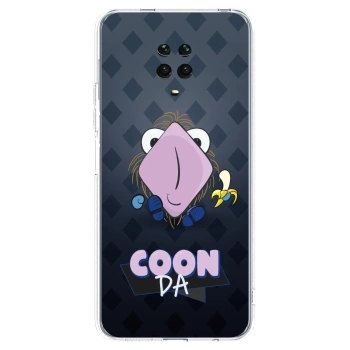 Picasee silikónový prehľadný obal pre Xiaomi Redmi Note 9S - COONDA chlupatka - tmavá