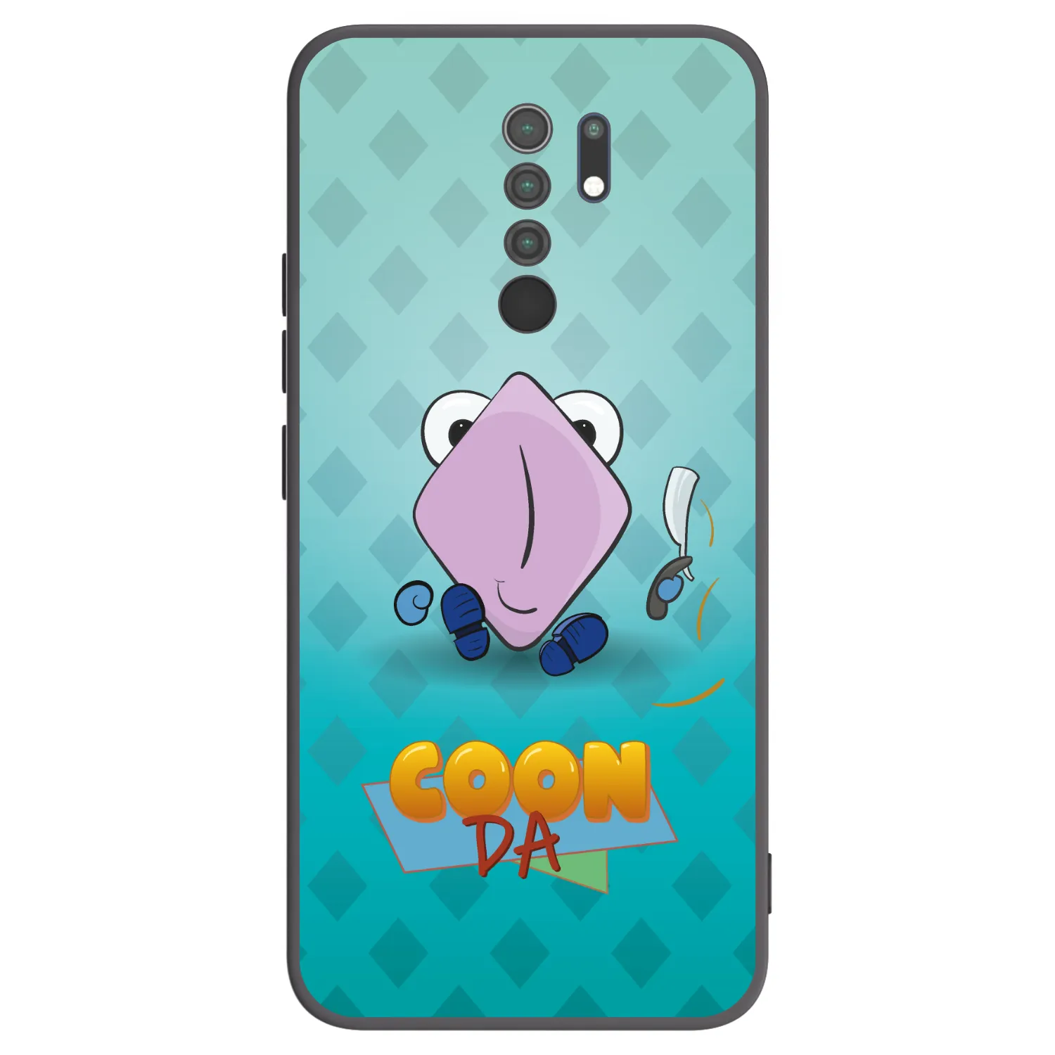 Picasee silikónový čierny obal pre Xiaomi Redmi 9 - COONDA holátko - světlá