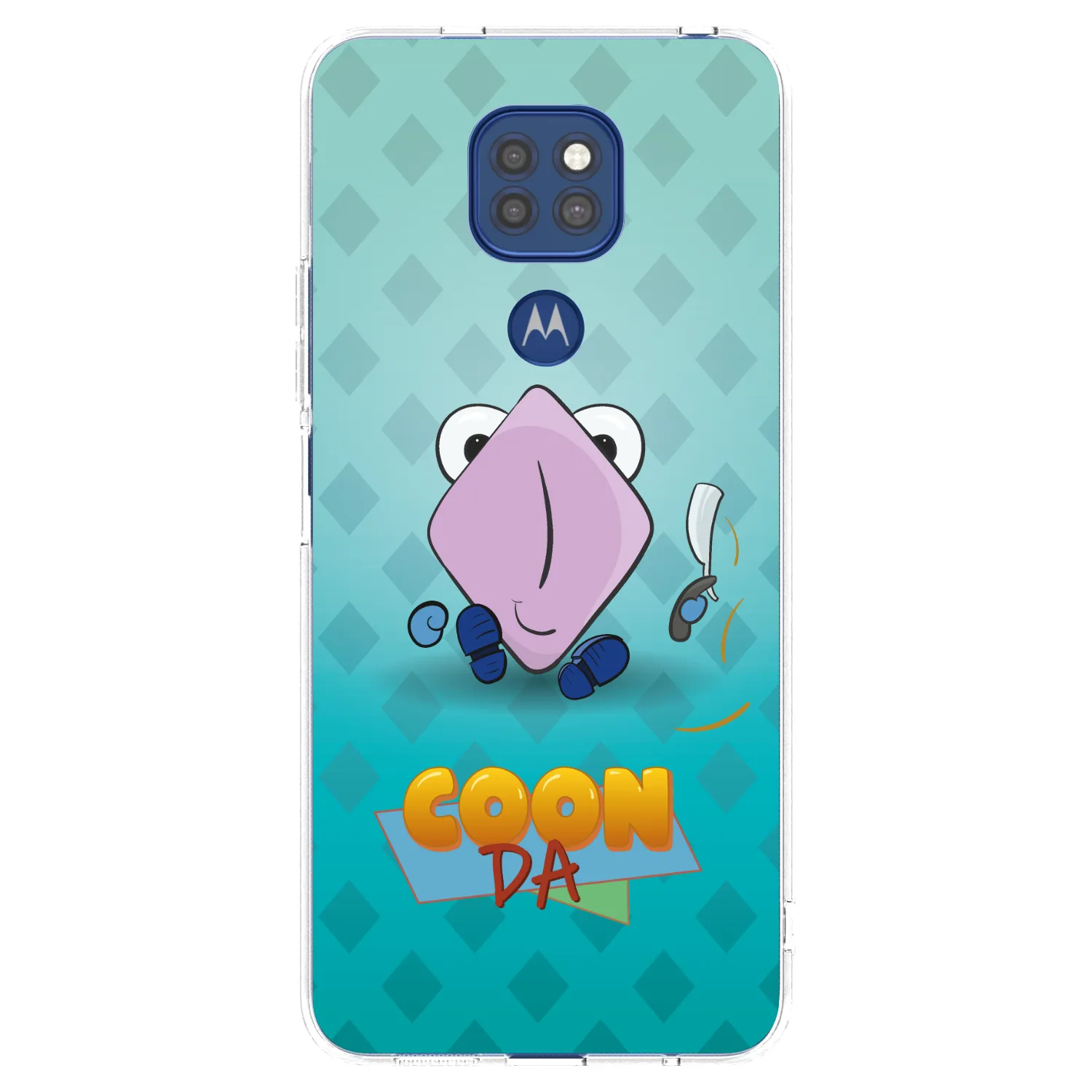 Silikónový prehľadný obal pre Motorola Moto G9 Play - COONDA holátko - světlá