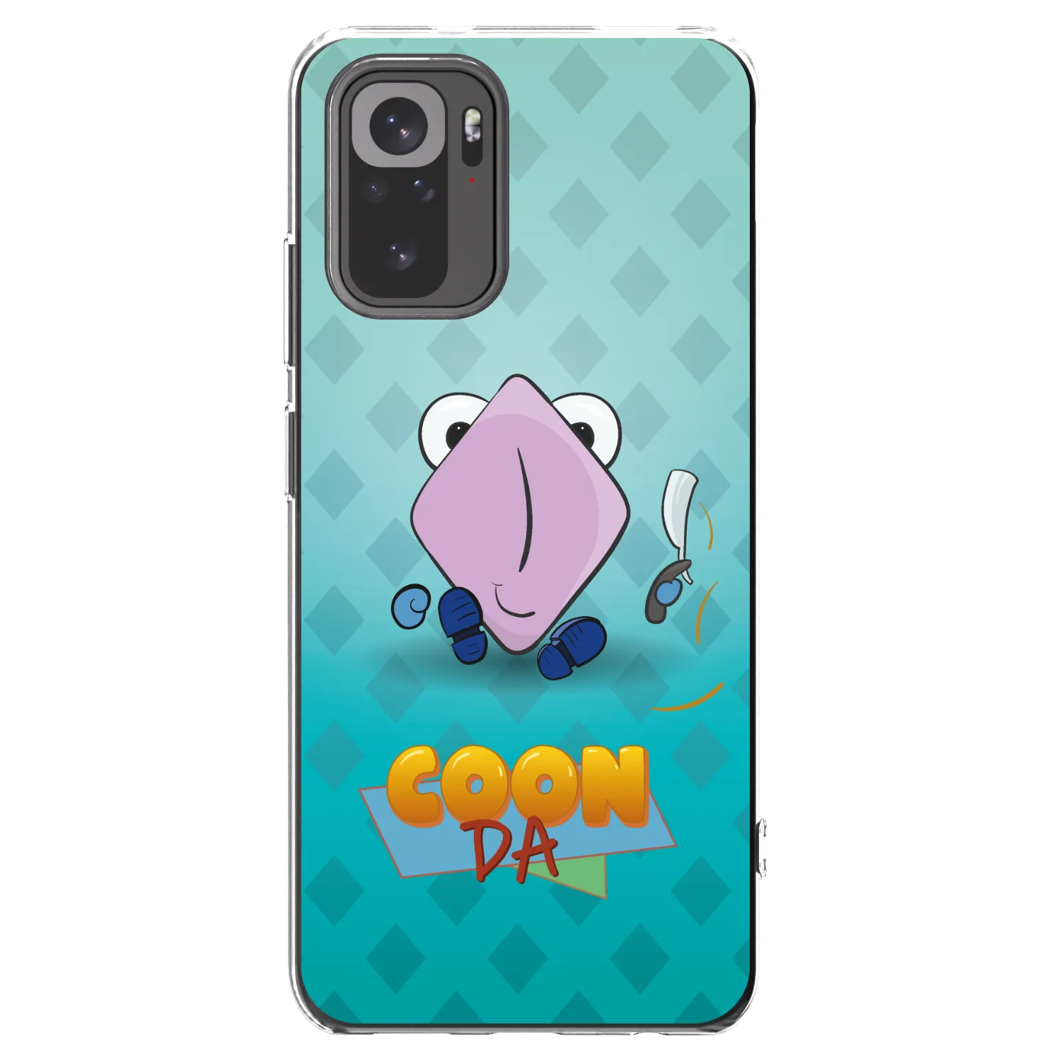 Picasee silikónový prehľadný obal pre Xiaomi Redmi Note 10 - COONDA holátko - světlá
