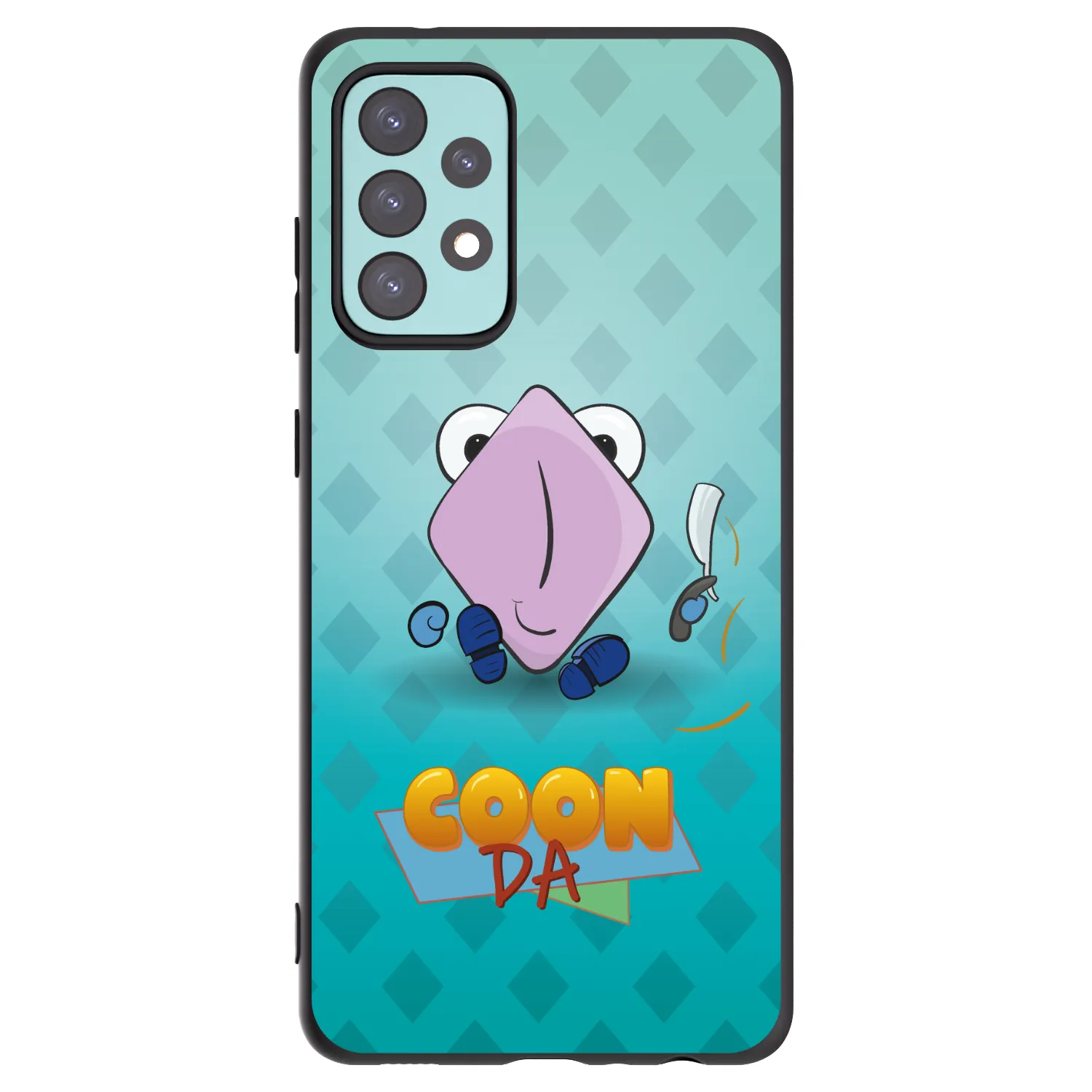 Picasee silikónový čierny obal pre Samsung Galaxy A72 A725F - COONDA holátko - světlá