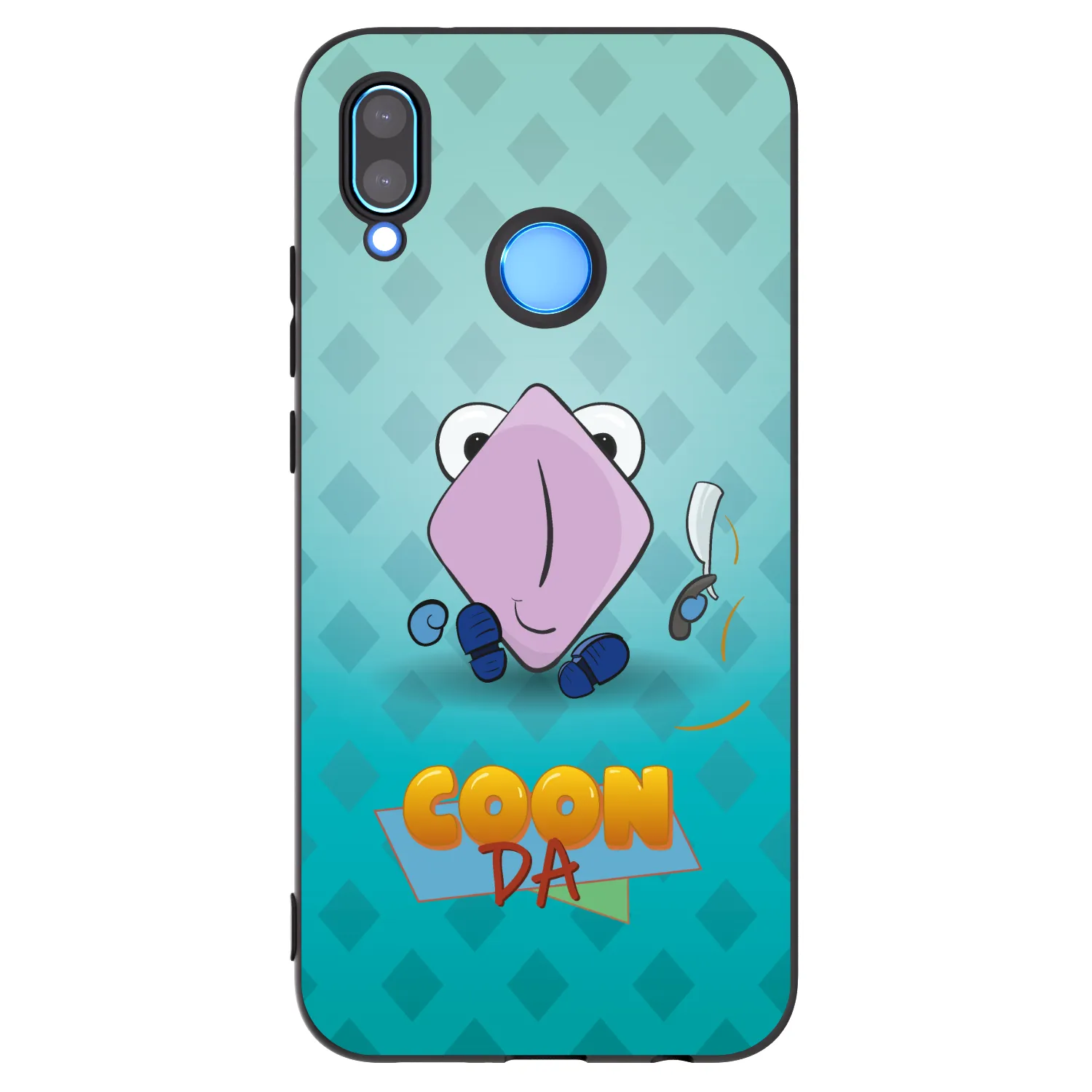 Picasee silikónový čierny obal pre Huawei P20 Lite - COONDA holátko - světlá