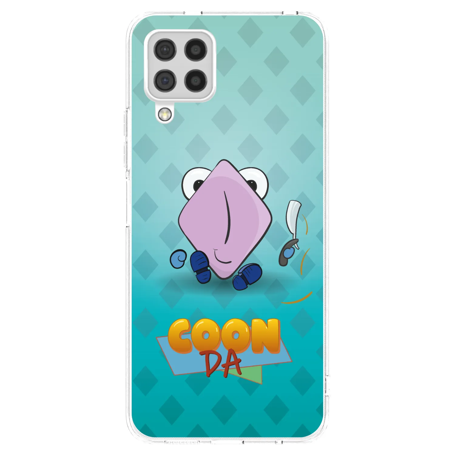 Picasee silikónový prehľadný obal pre Samsung Galaxy A22 A225F 4G - COONDA holátko - světlá