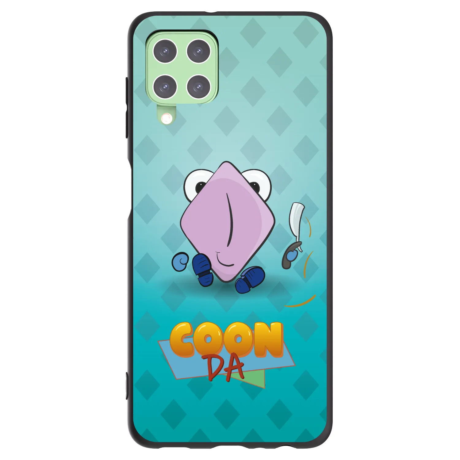 Picasee silikónový čierny obal pre Samsung Galaxy A22 A225F 4G - COONDA holátko - světlá