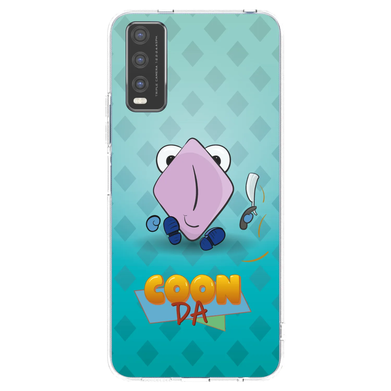 Picasee silikónový prehľadný obal pre Vivo Y20s - COONDA holátko - světlá