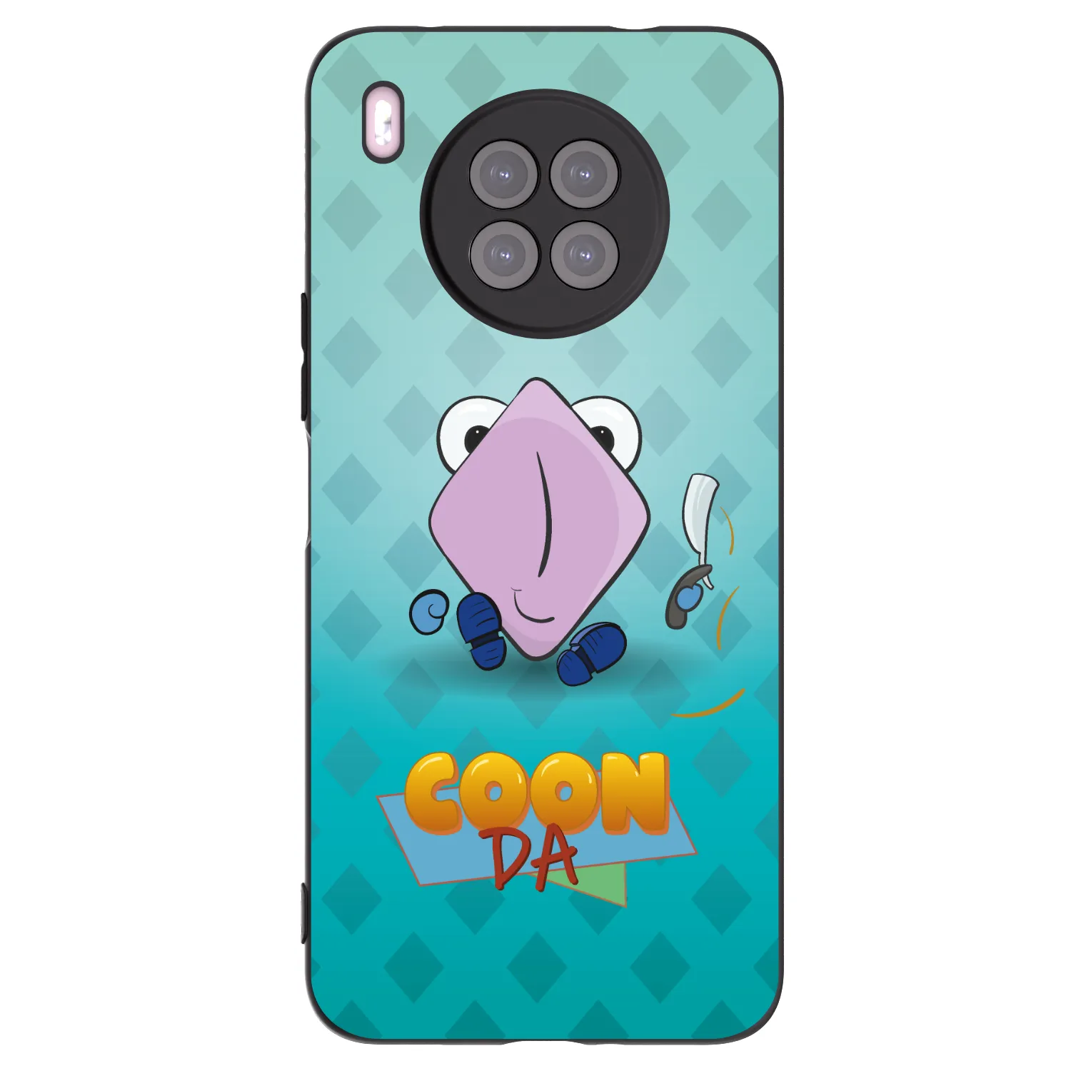 Picasee silikónový čierny obal pre Huawei Nova 8i - COONDA holátko - světlá