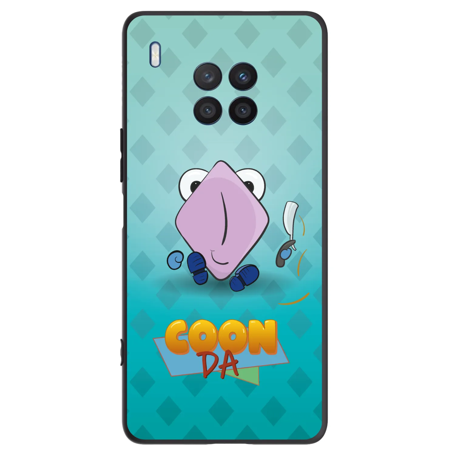 Picasee silikónový čierny obal pre Honor 50 Lite - COONDA holátko - světlá