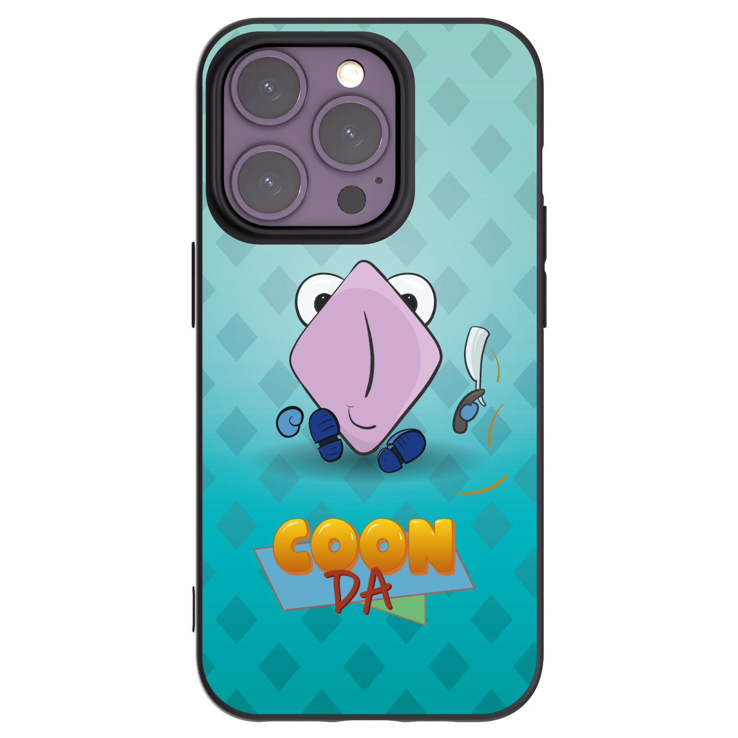 Picasee silikónový čierny obal pre Apple iPhone 14 Pro - COONDA holátko - světlá