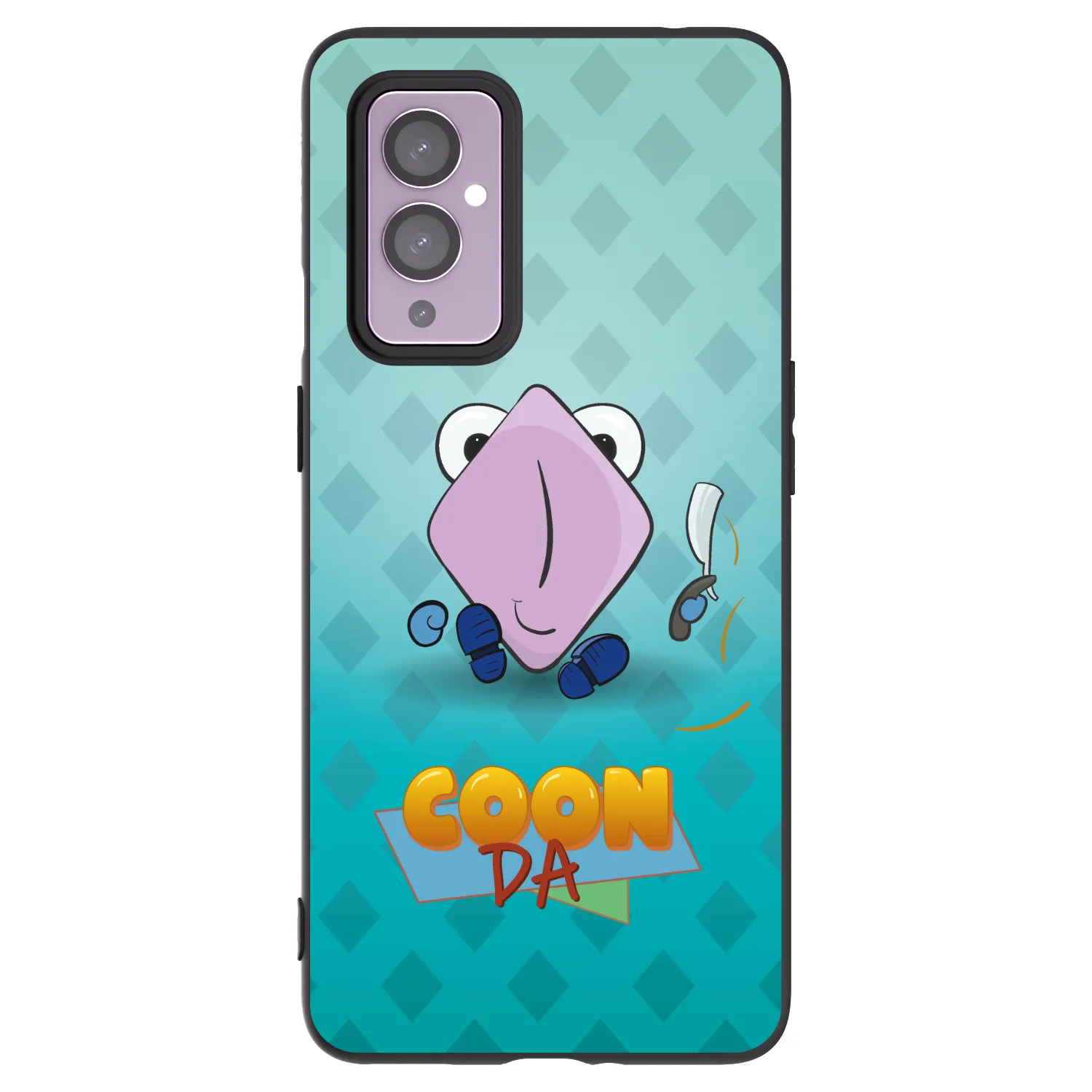 Picasee silikónový čierny obal pre OnePlus 9 - COONDA holátko - světlá