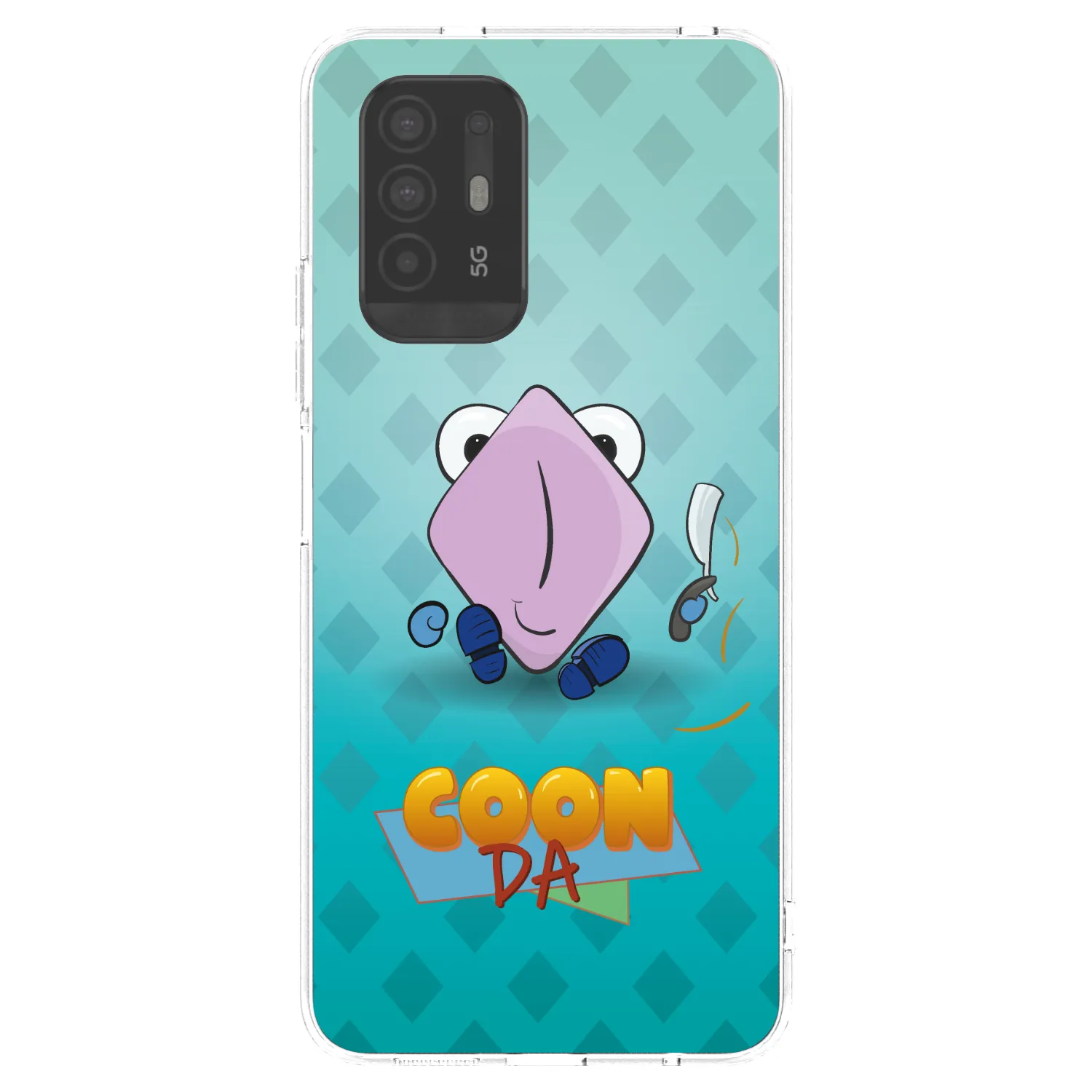 Picasee silikónový prehľadný obal pre OPPO A94 5G - COONDA holátko - světlá
