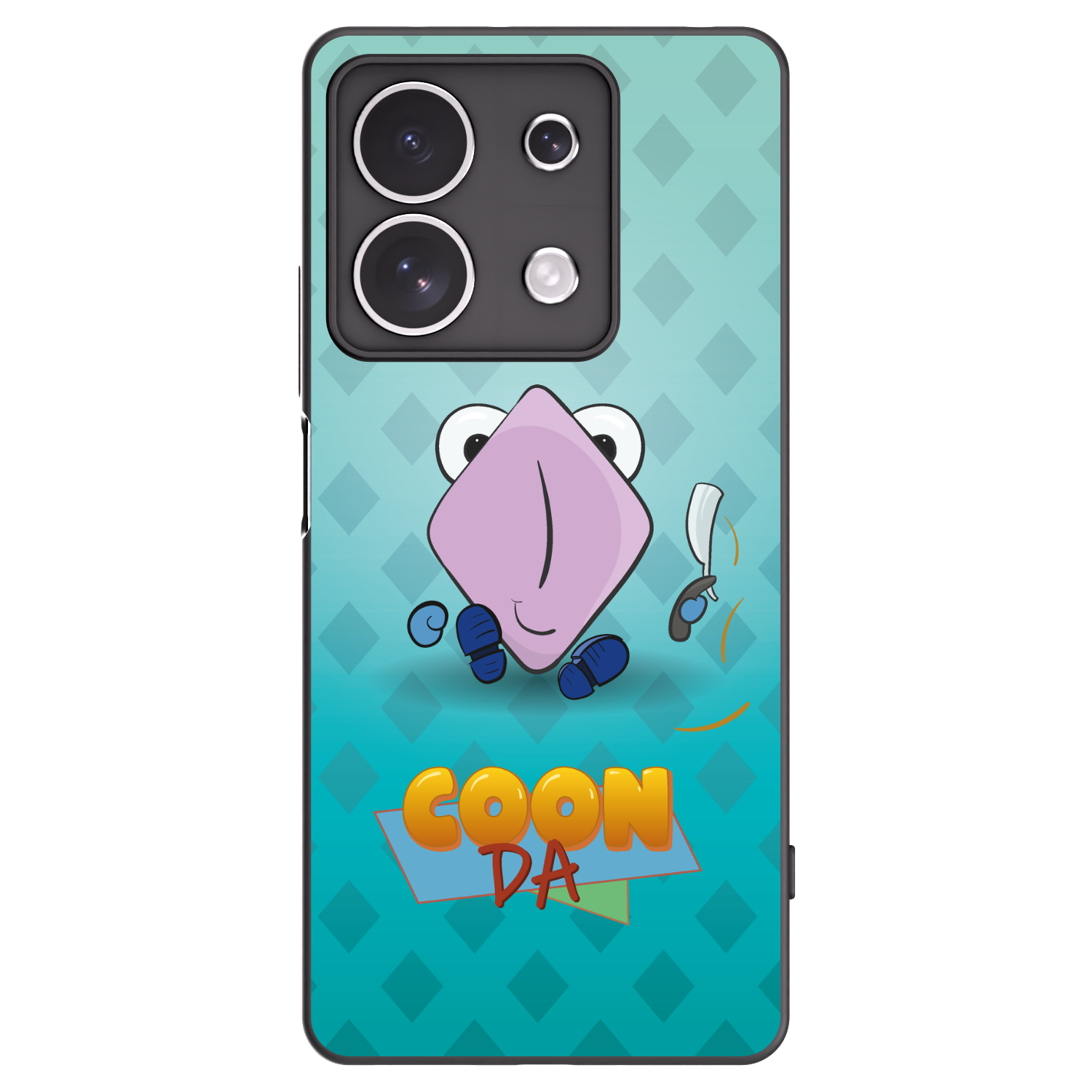 Picasee silikónový čierny obal pre Xiaomi Redmi Note 13 4G - COONDA holátko - světlá