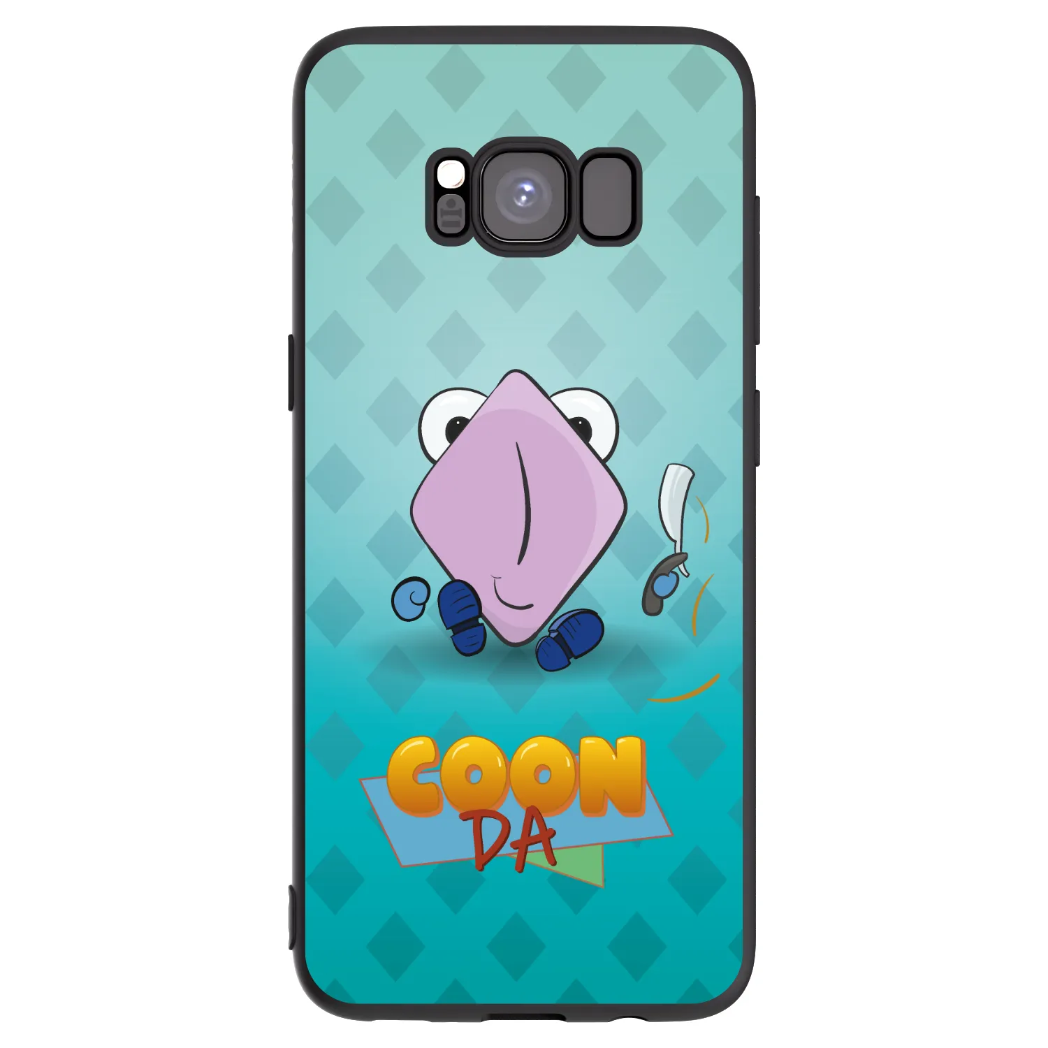 Picasee silikónový čierny obal pre Samsung Galaxy S8 G950F - COONDA holátko - světlá