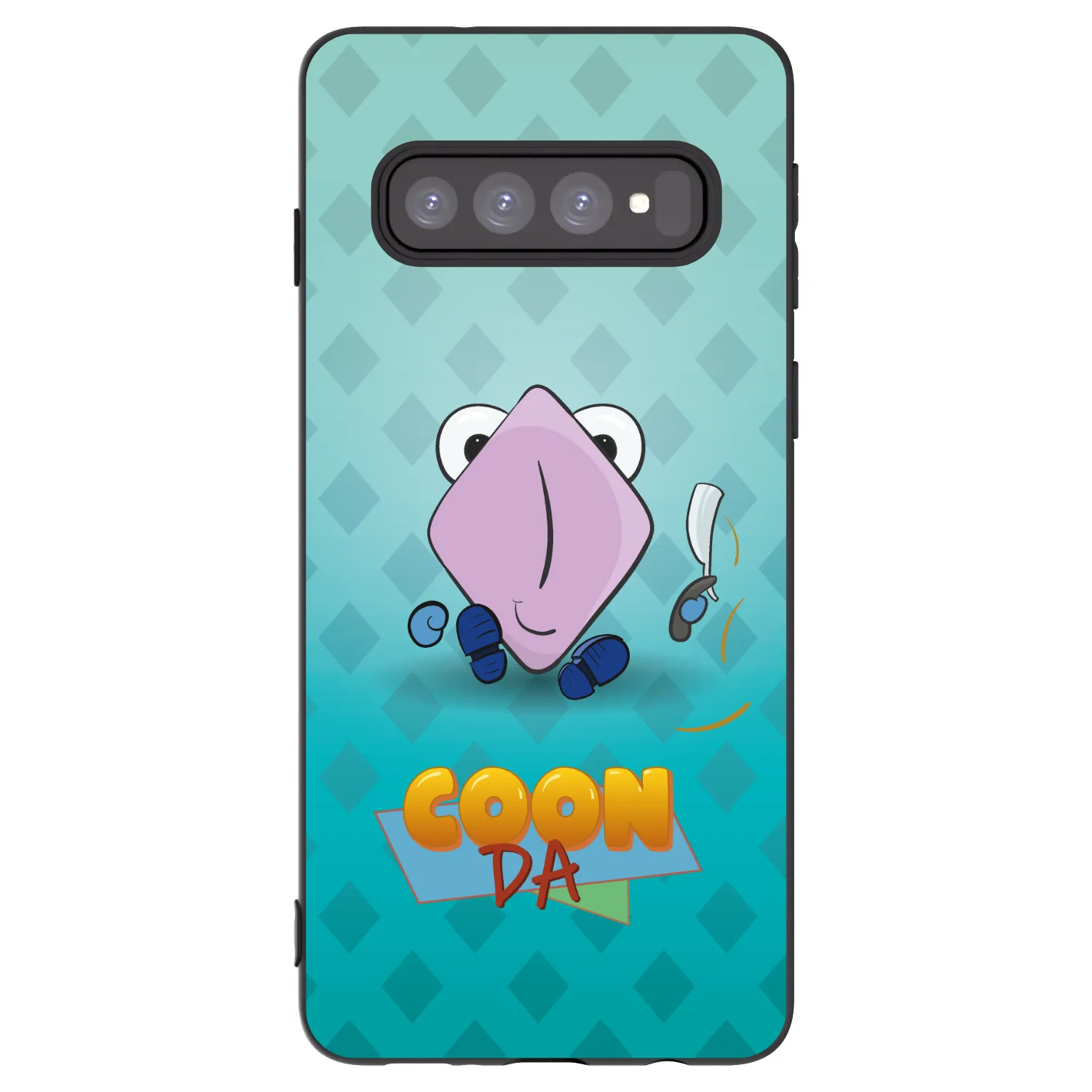 Picasee silikónový čierny obal pre Samsung Galaxy S10 G973 - COONDA holátko - světlá