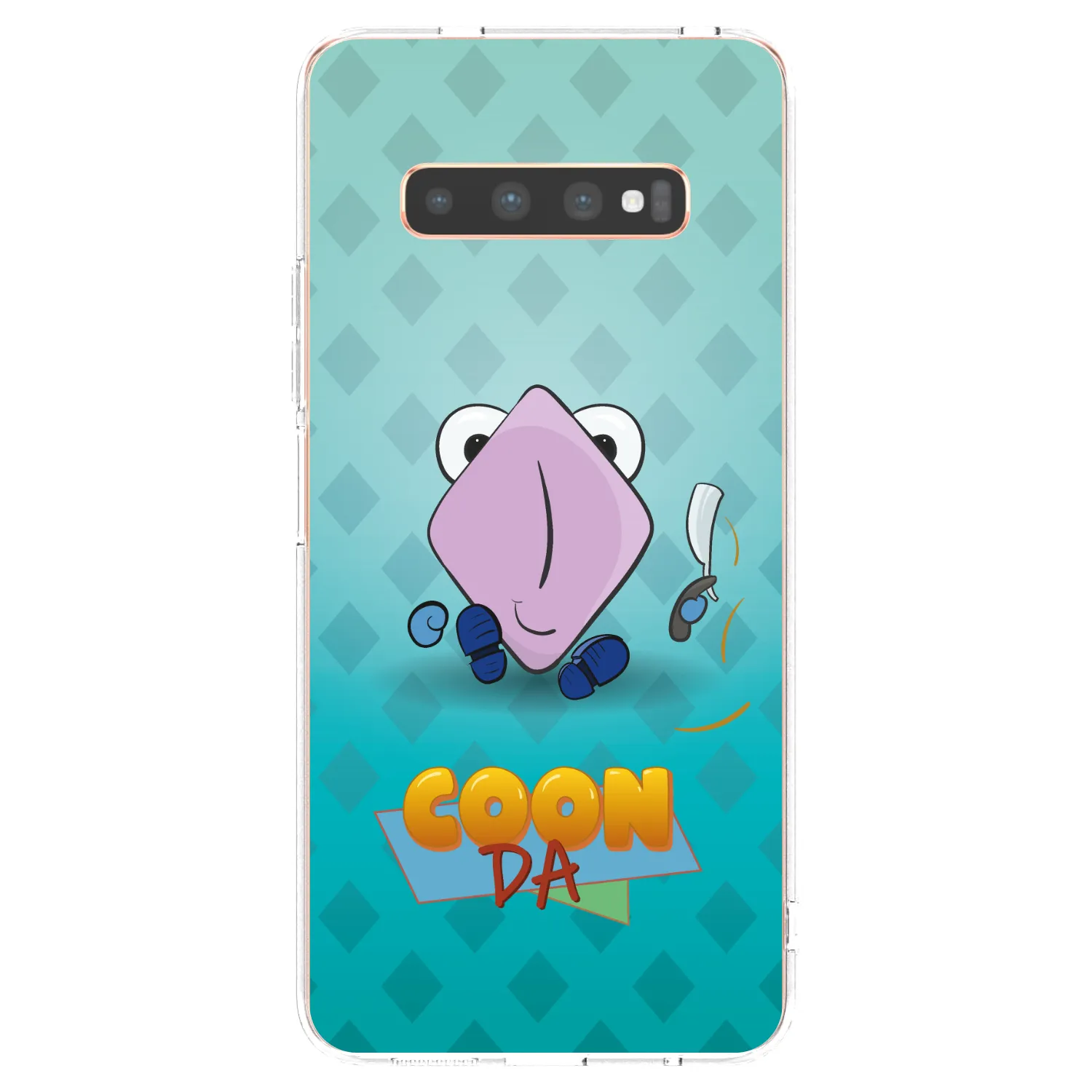 Picasee silikónový prehľadný obal pre Samsung Galaxy S10 Plus G975 - COONDA holátko - světlá