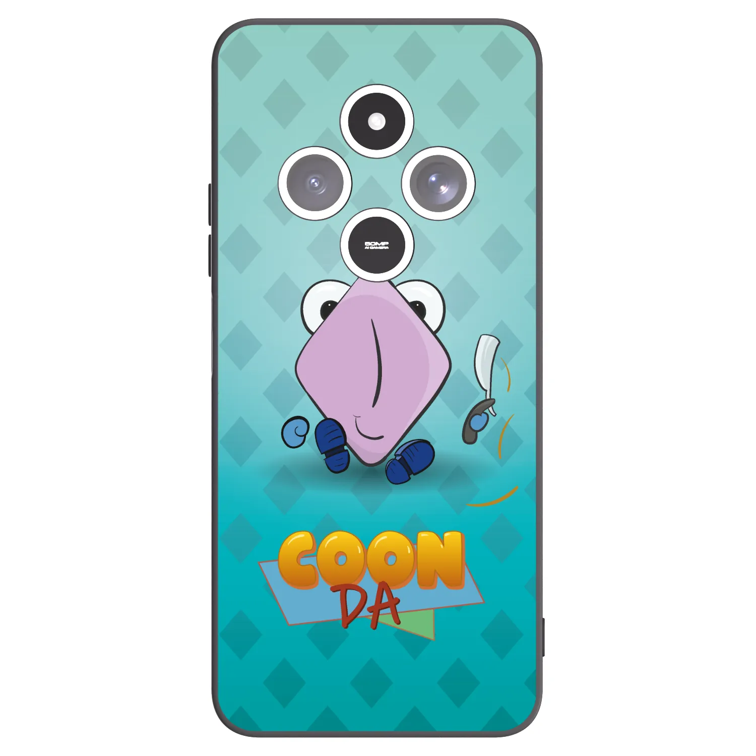 Picasee silikónový čierny obal pre Xiaomi Redmi 14C - COONDA holátko - světlá