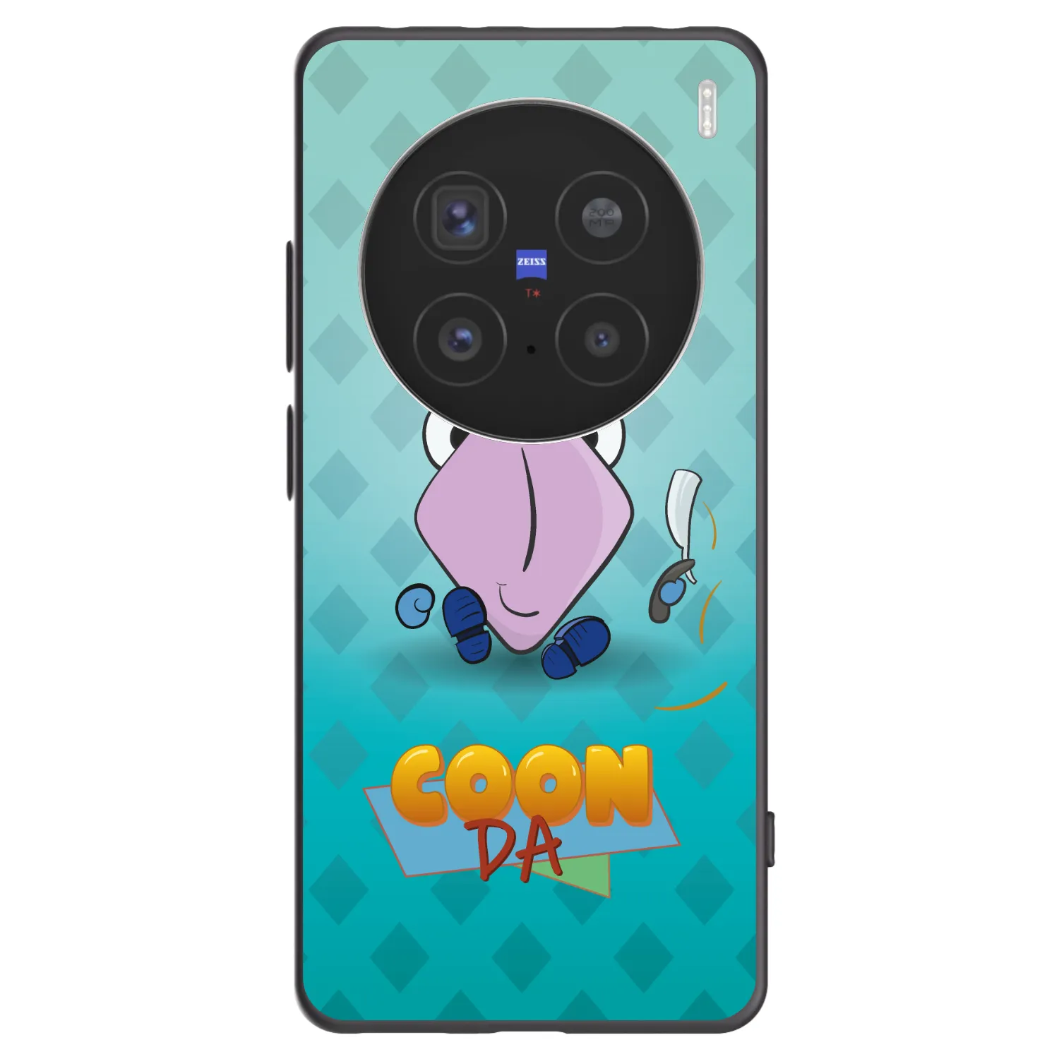 Picasee silikónový čierny obal pre Vivo X200 Pro - COONDA holátko - světlá